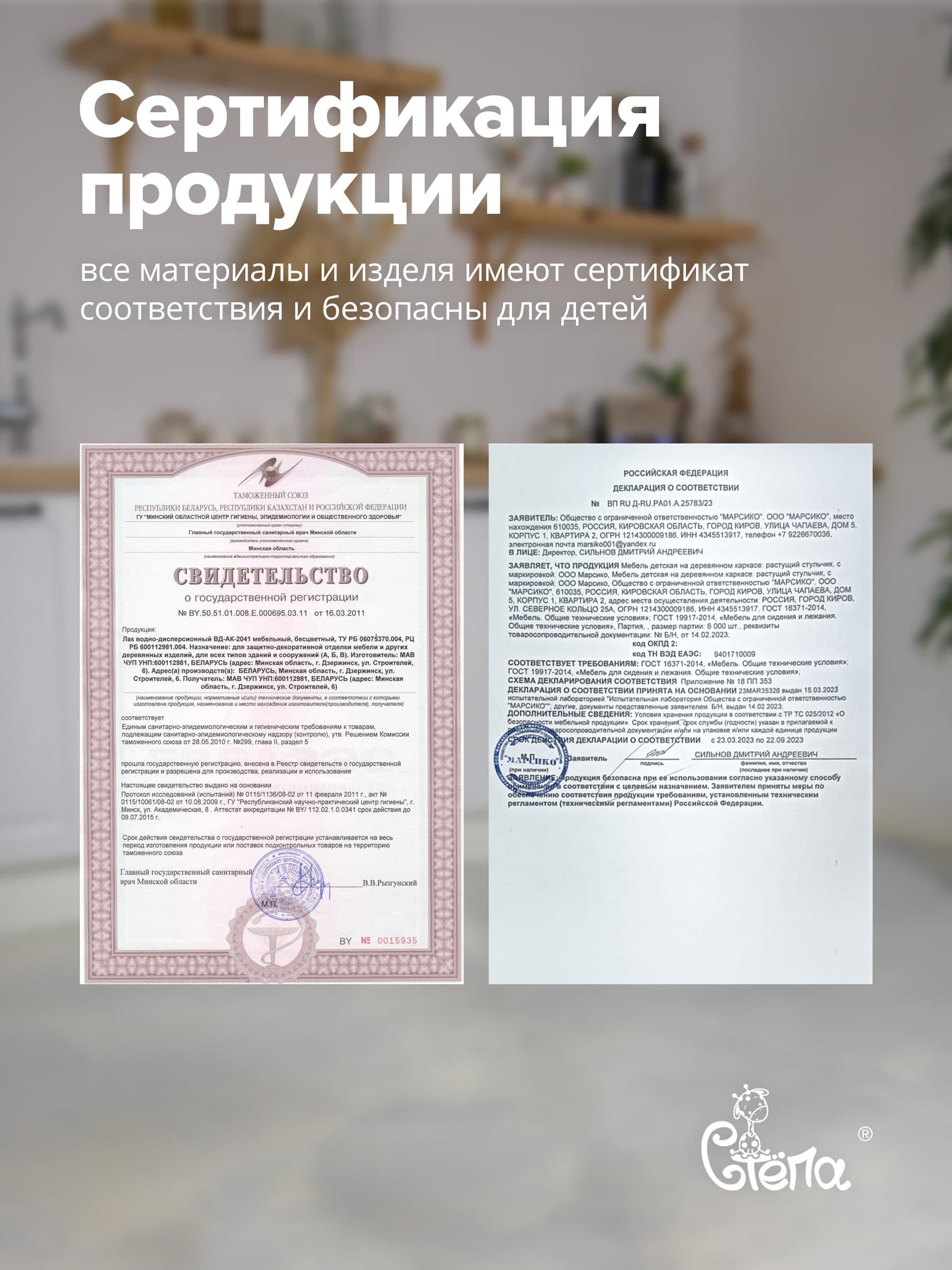 Растущий стул Степа 8