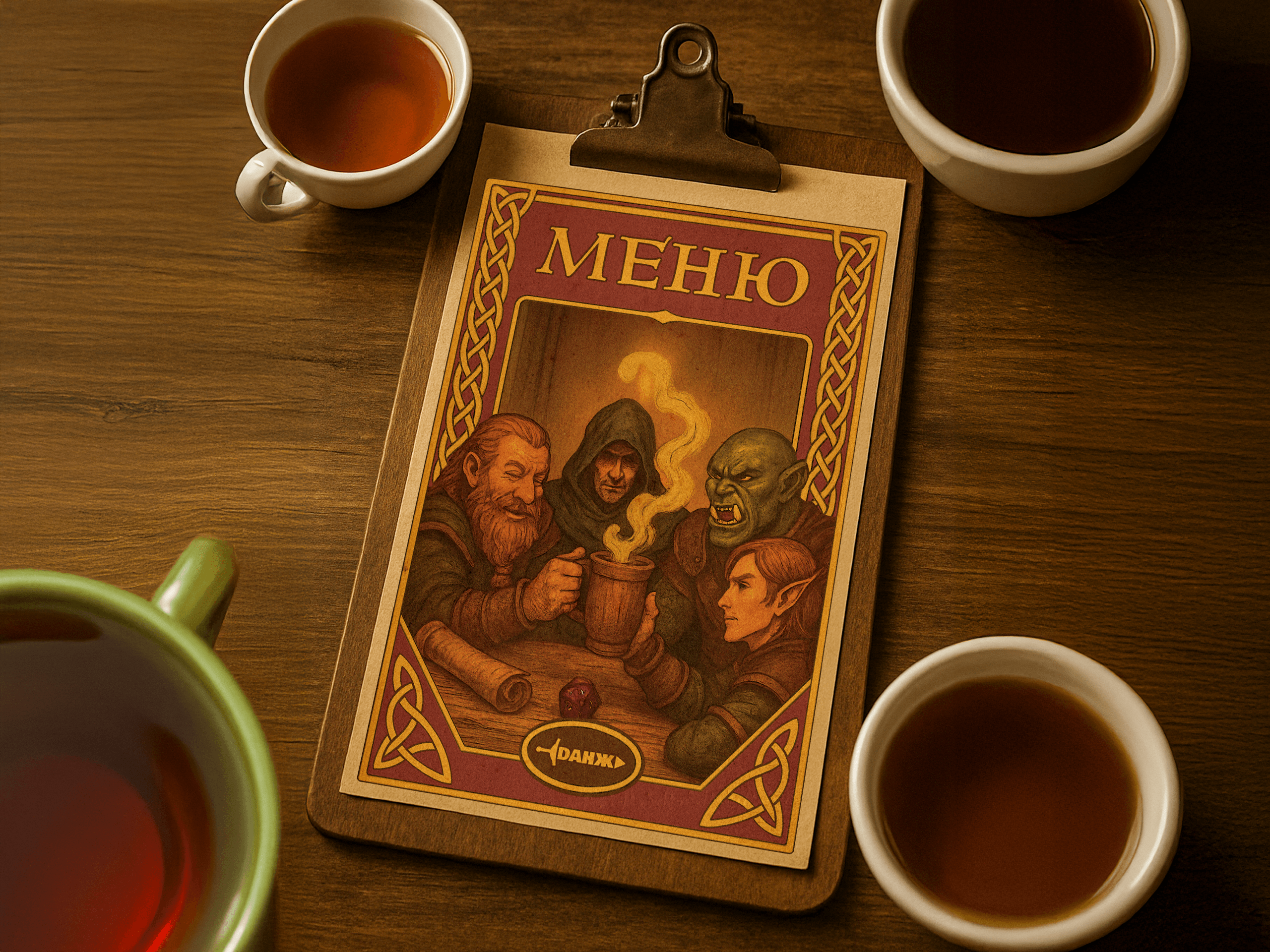Dungeon Menu Mockup